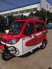 2018 China new  enclosed cabin tricycle three wheeled passenger tricycle petrol type