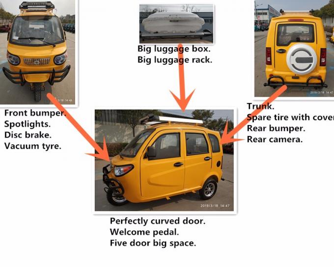 212cc motorized gas tricycle