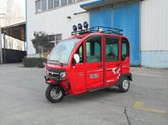 Solar Electric 60V 800W Passenger 40km/H Cabin Tricycle