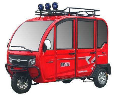 Passenger 40km/H 340Kg Small Solar Tricycle Taxi