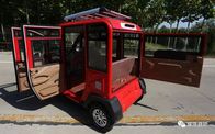 Gasoline 130cc 2.9m*1.2m*1.7m Cabin Enclosed Tricycle