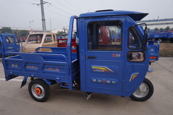 1.5 Ton Semi Closed Petrol 150CC Cargo Tricycle