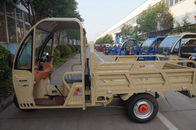 Semi Closed Heavy Loading 1.0m*1.5m Gasoline Tricycle