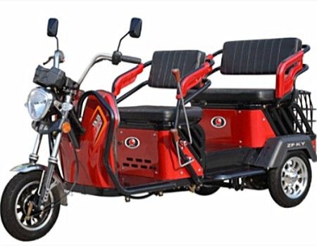 Family Passenger Seat Small 30km/H 3 Wheel Motorized Trike