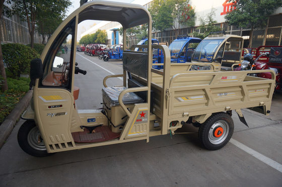 Air Conditioning 70km/H 150cc Three Wheel Cargo Motorcycle