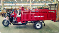 1500kgs Loading RED 200CC Cargo Tricycle With Oil Brake