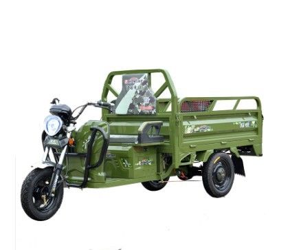 ChineseTricycleFactory2500*1000Size And Open Body Type Motor Electric  Carry Cargo Rickshaw Electric Tricycle