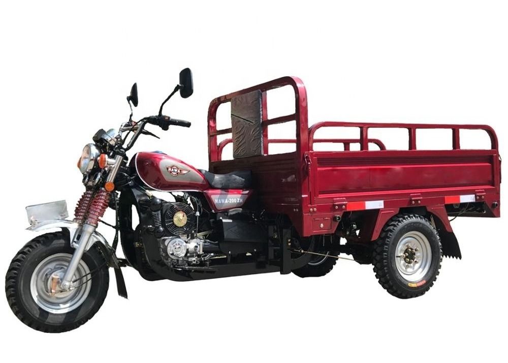 Motorized Petrol Open 1500KG 200CC Cargo Tricycle