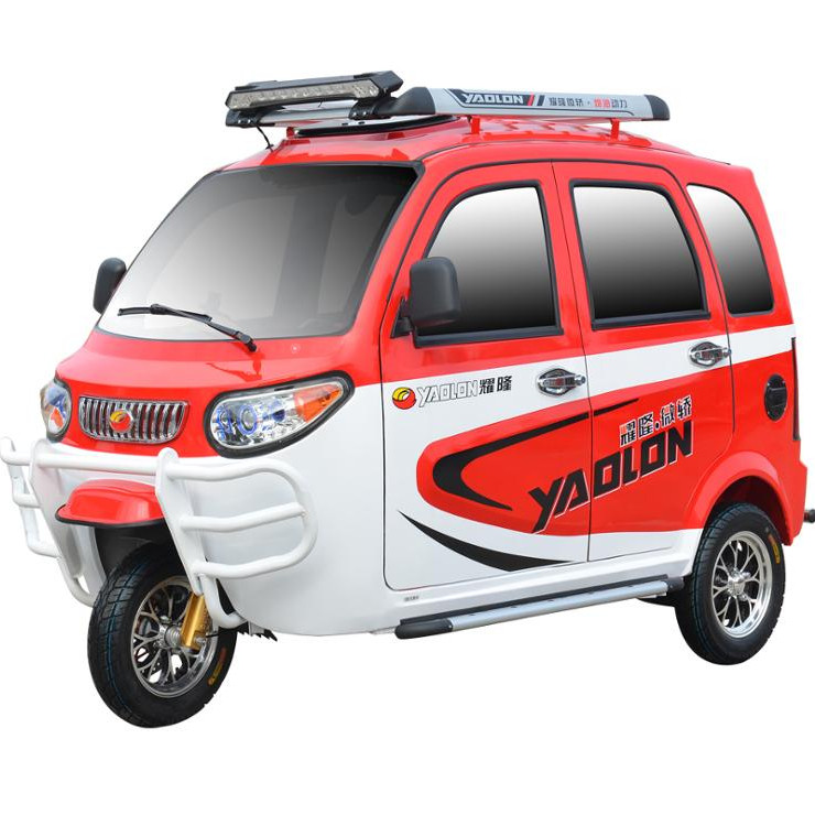 Electric Passenger 270X130X180cm 175cc Tuk Tuk Vehicle