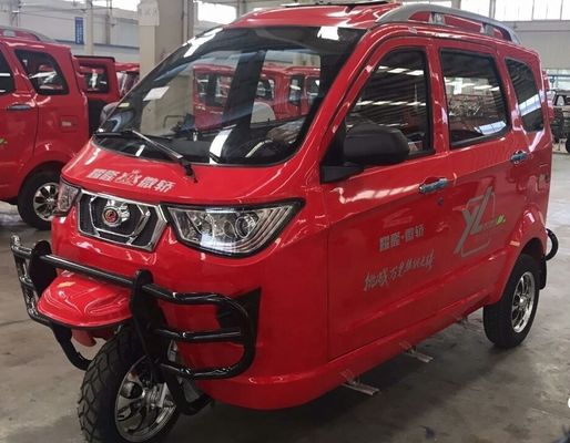 Auto 275w 45km/H Electric Passenger Closed Tricycle