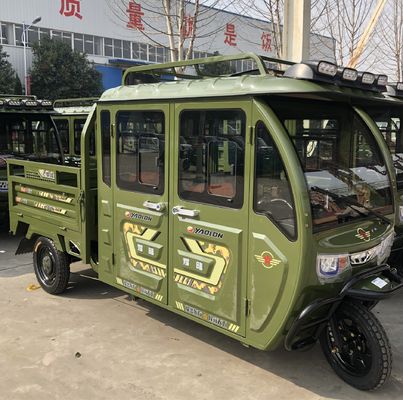 Semi Enclosed 50km/H 330kg Electric Cargo Tricycle